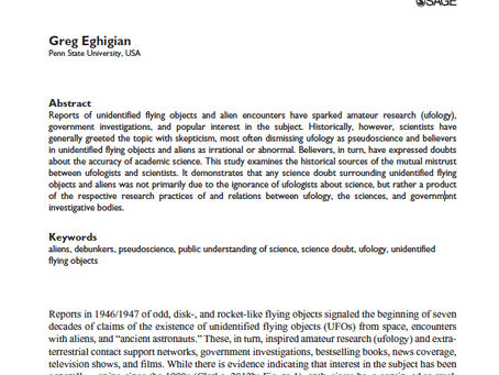 Making UFOs make sense: Ufology,science, and the history of their mutual mistrust