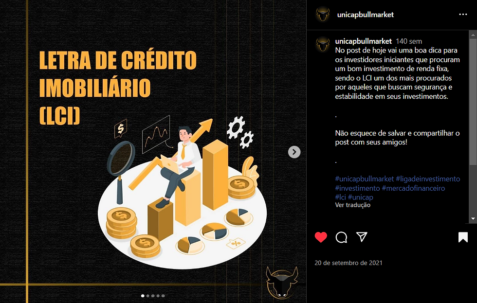 Liga Financeira Bull Market - Letra de Crédito Imobiliário