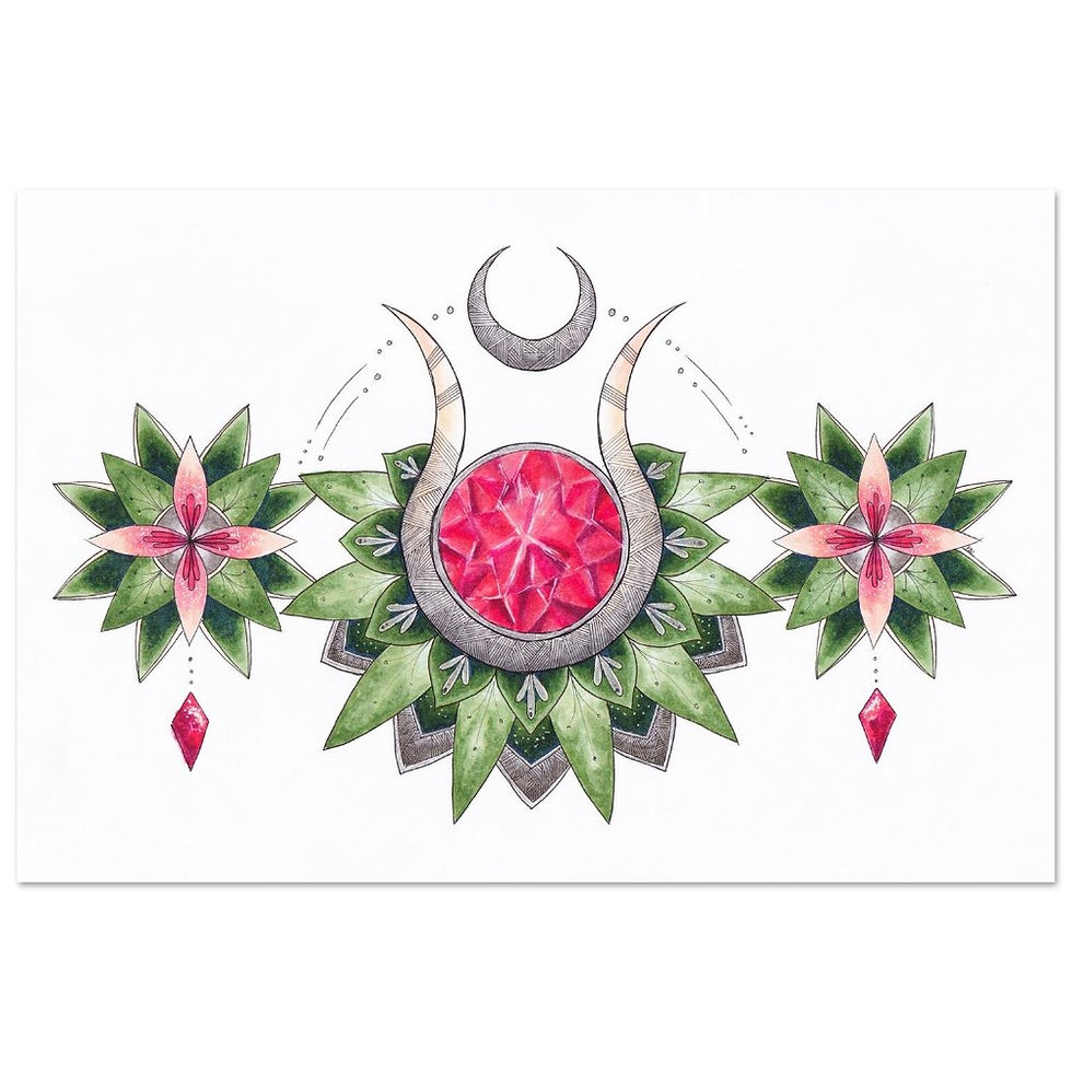 Thumbnail: ESSENCE Illustrated Fine Art Print