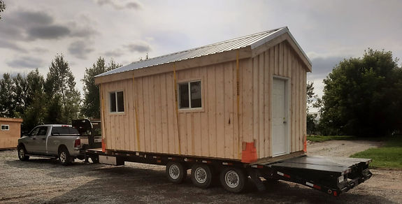 20'x10' shed, divided into two. 14' of it will serve as a garden shed, and the remaining 6' as a chicken coop