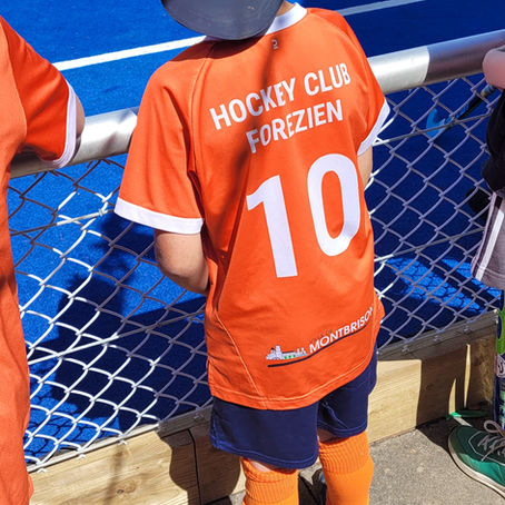 un enfant U12 du HCF Montbrison