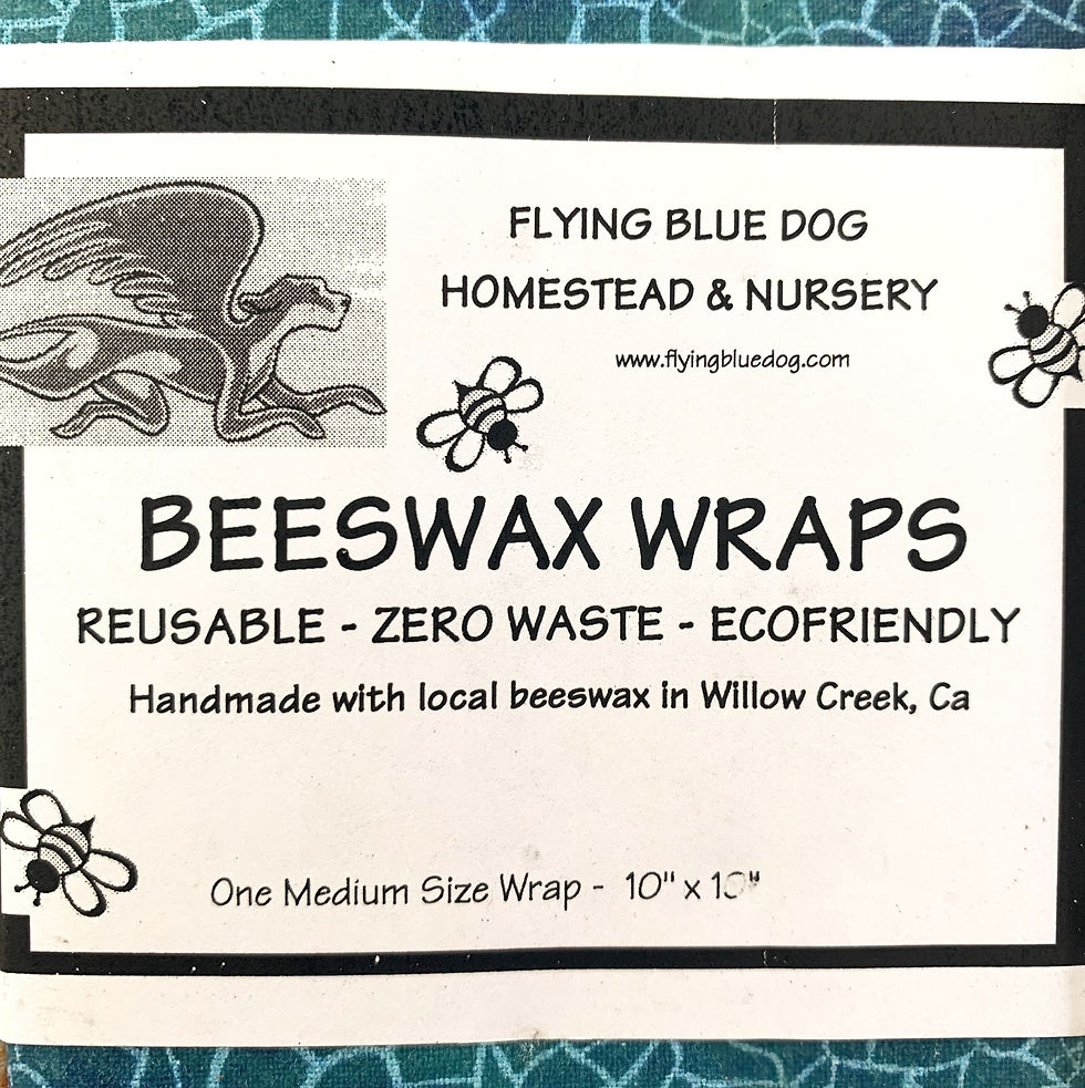 Thumbnail: Beeswax Wrap Medium label
