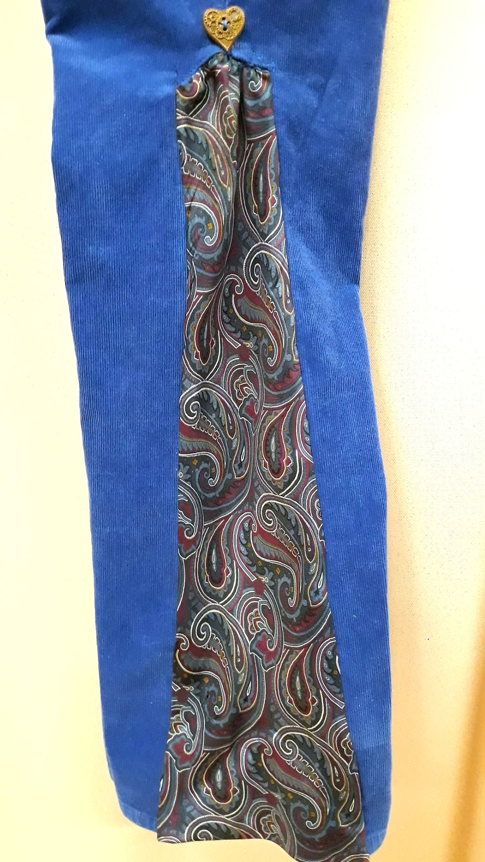 Thumbnail: Upcycled Periwinkle Corduroy Flare Pants