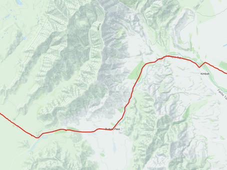 Day 5 Fairlie to Tekapo