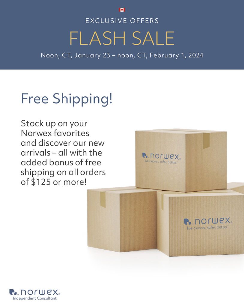 NORWEX FREE SHIPPING IS BACK!!!