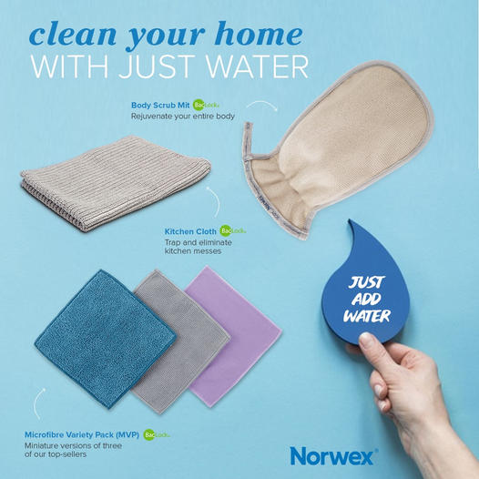 Switch to Sustainable and Healthier Norwex Cleaning Products