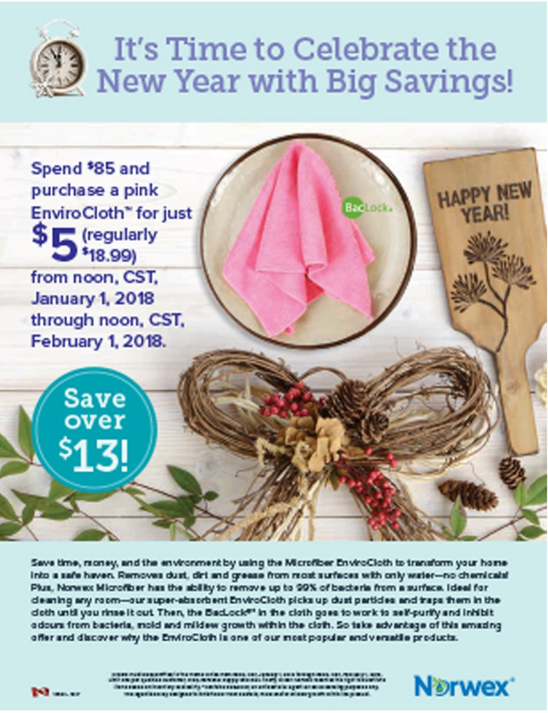 January 2018 Norwex Speciald