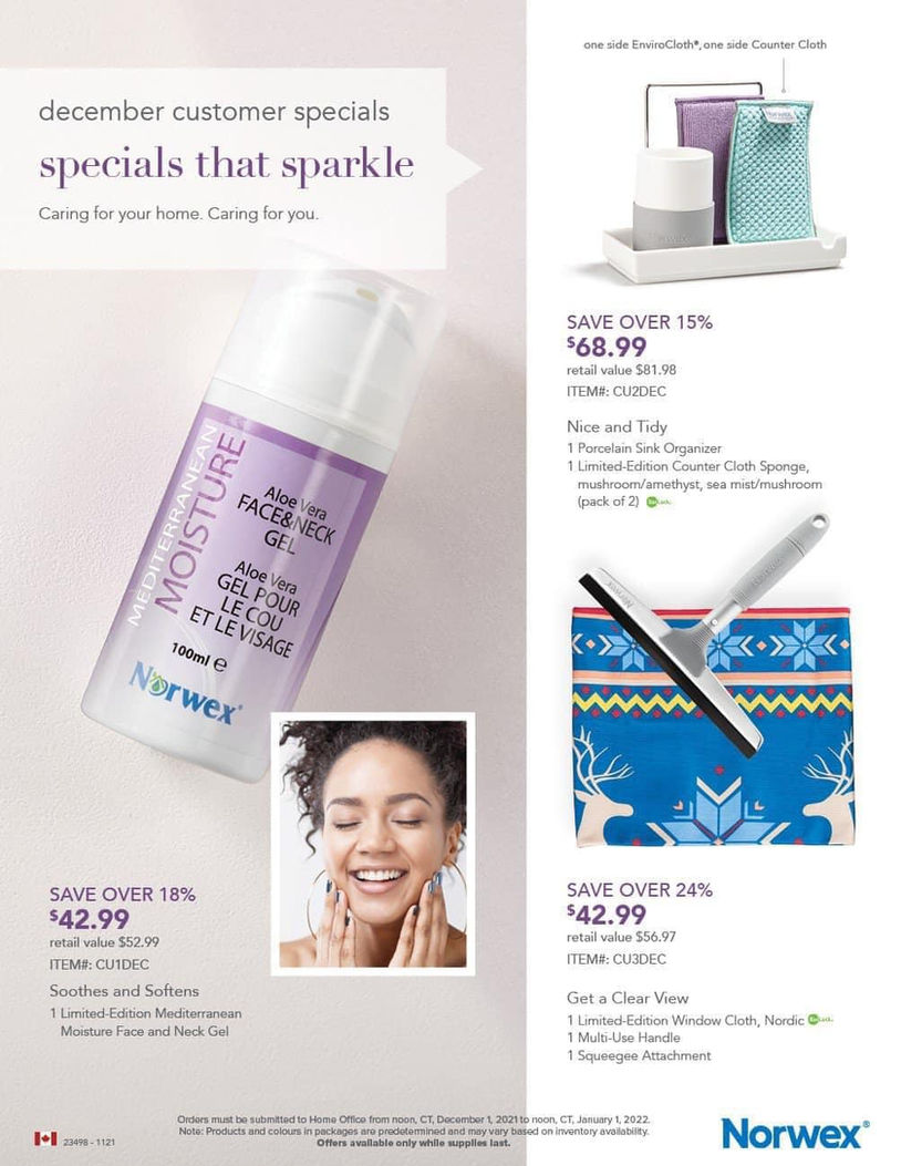 December Norwex Special for Canada.