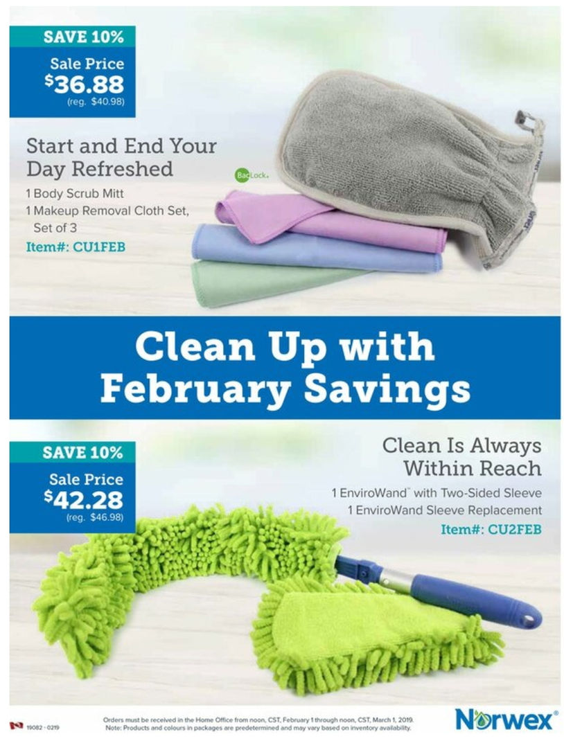 Shop here for February Norwex Specials!