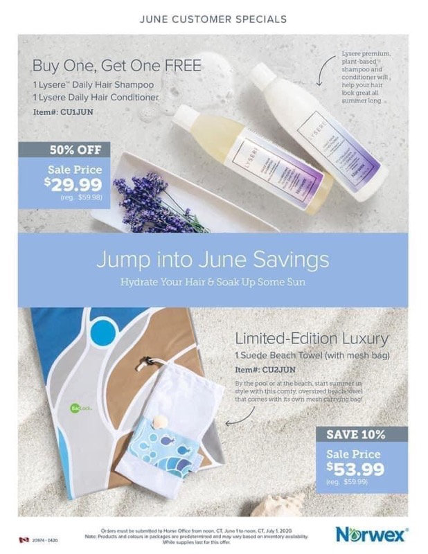 Norwex Specials for June 2020.