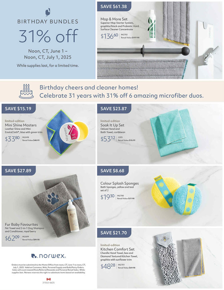 Celebrate 31 Years with 31% Off Norwex!