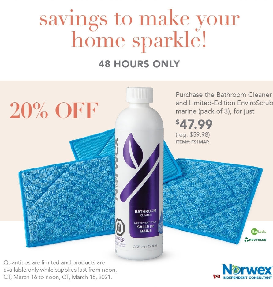 Norwex Flash Sale! View our Spring Cleaners! ⭐️