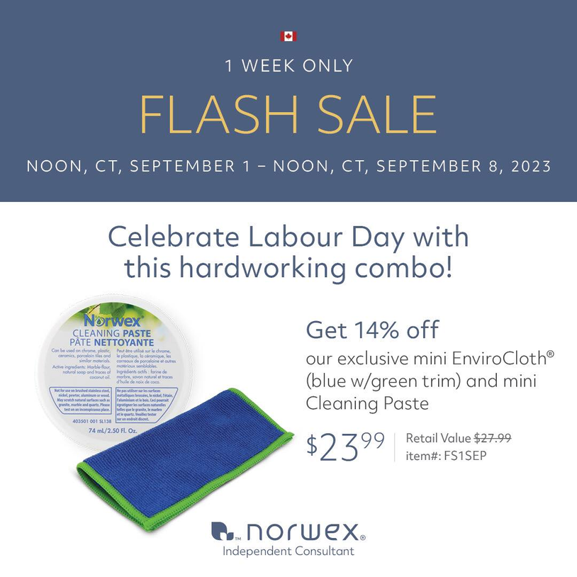 Norwex Flash Sale - Canada