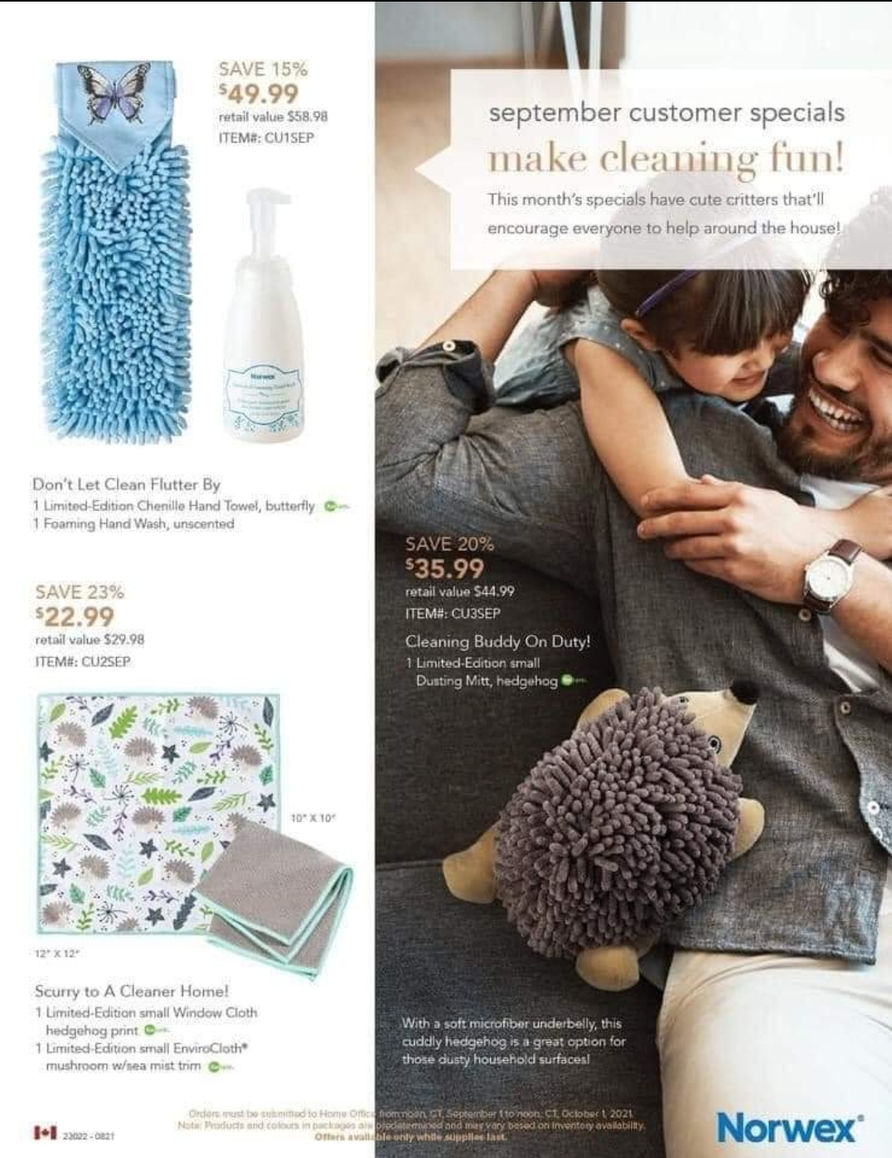 Norwex September Specials are here: