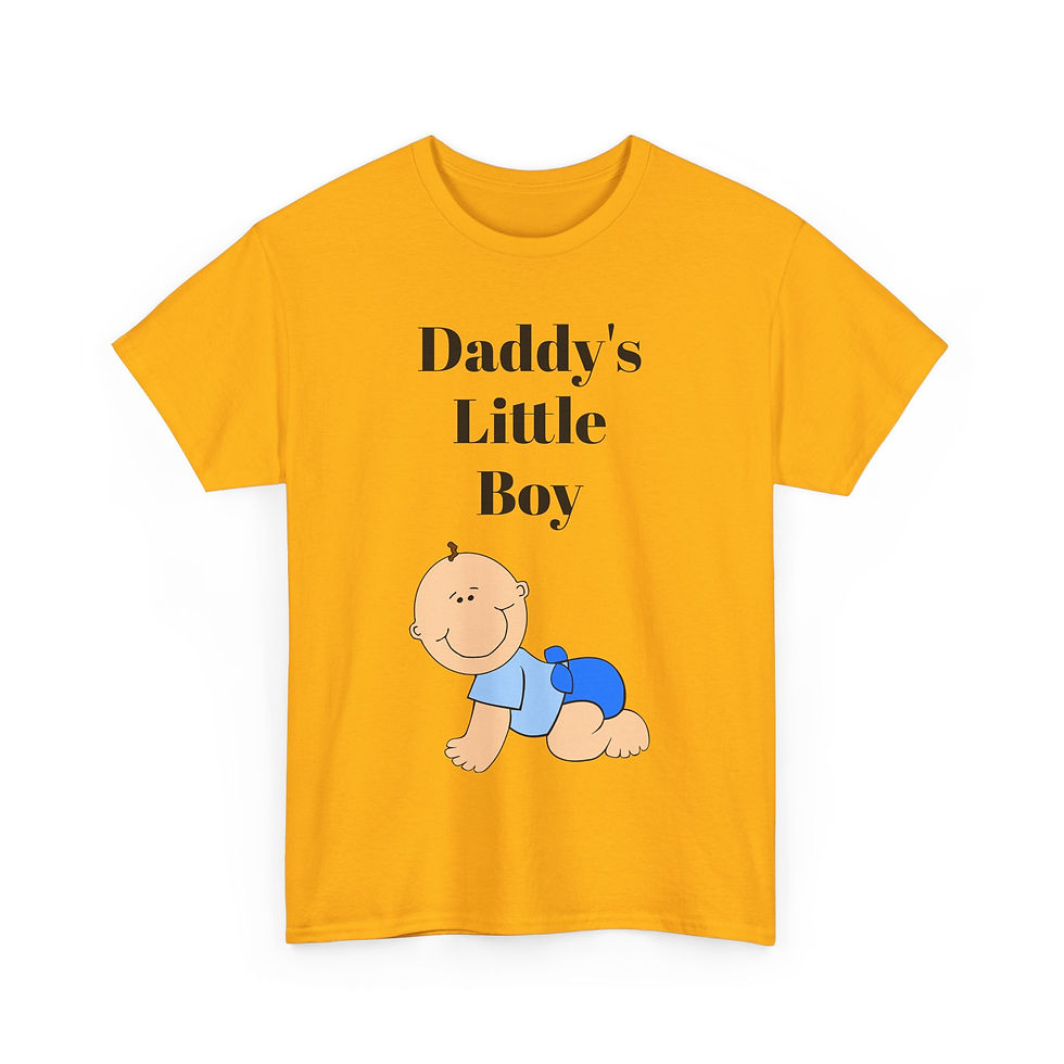 Miniatura: Daddy's Little Boy. Plain back. T-Shirt, AOP Print Ships Worldwide