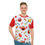 縮圖：Frogs n things nursery T shirt with red sleeves,  AOP Print Ships Worldwide