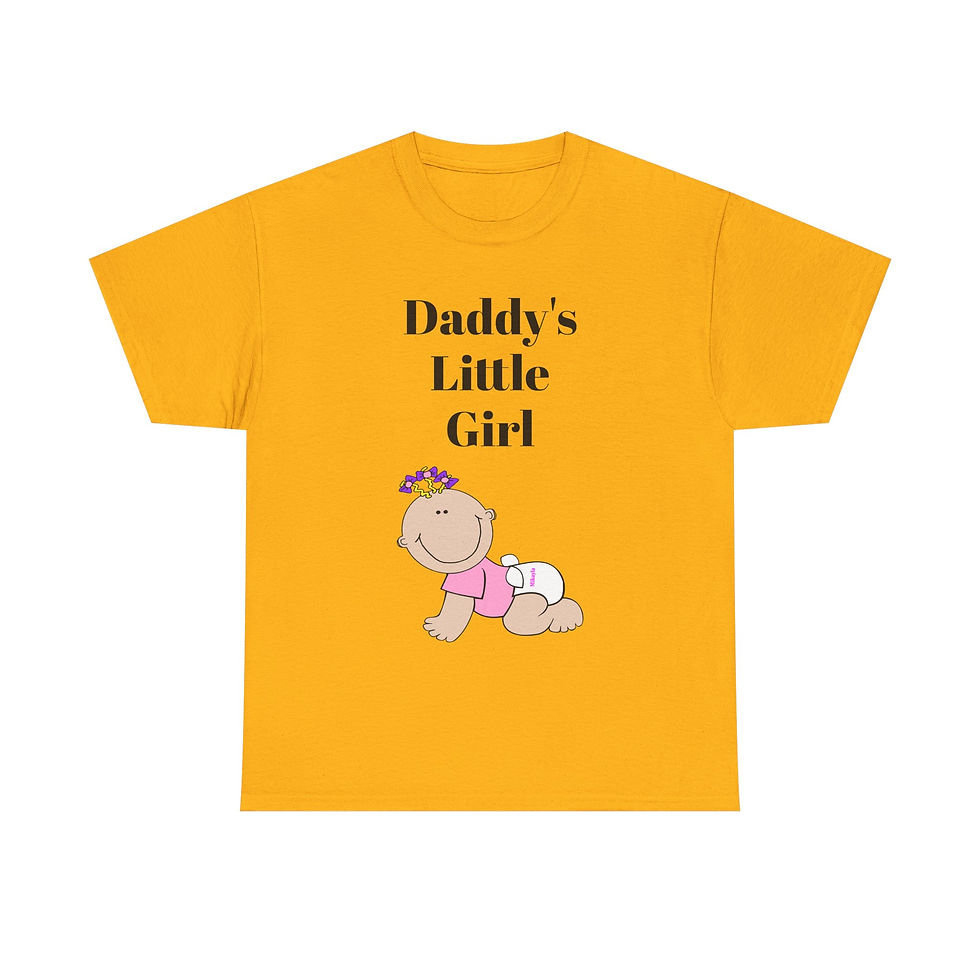 Thumbnail: Daddy's Little Girl. Plain back. T-Shirt, AOP Print Ships Worldwide