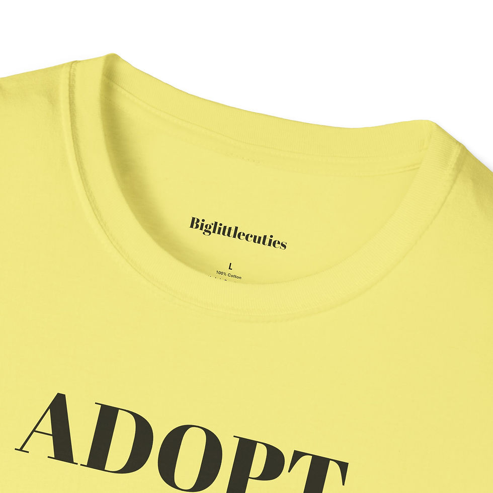 Thumbnail: Adopt Me. Plain back. T-Shirt, AOP Print Ships Worldwide