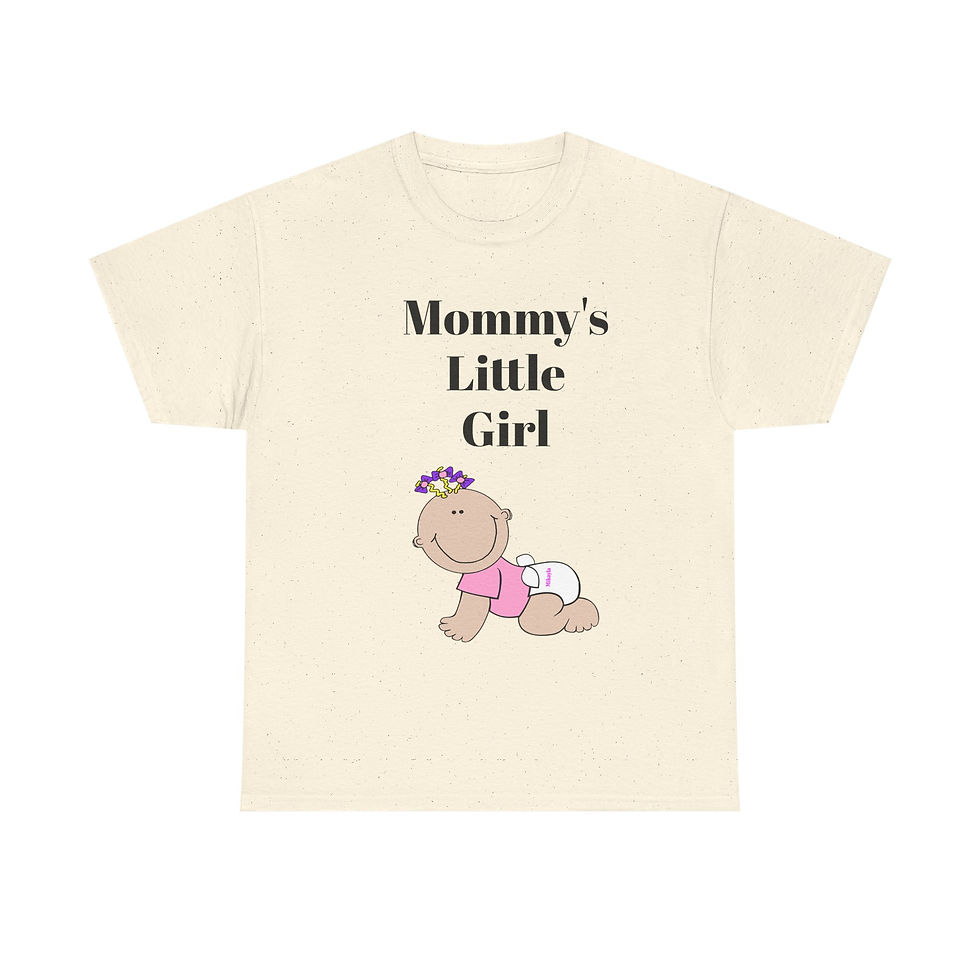Thumbnail: Mommy's Little Girl. Printed back. T-Shirt, AOP Print Ships Worldwide