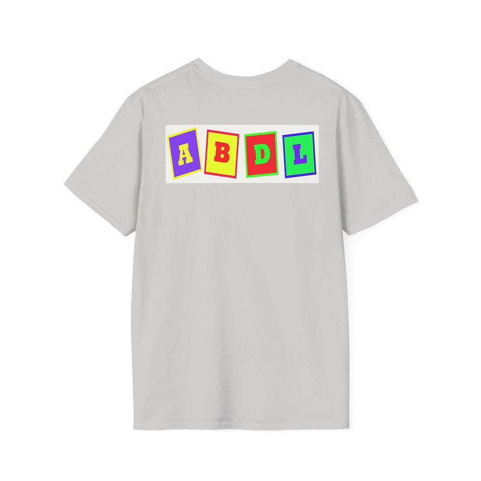 Thumbnail: Ready Grow Up. Printed back. T-Shirt, AOP Print Ships Worldwide