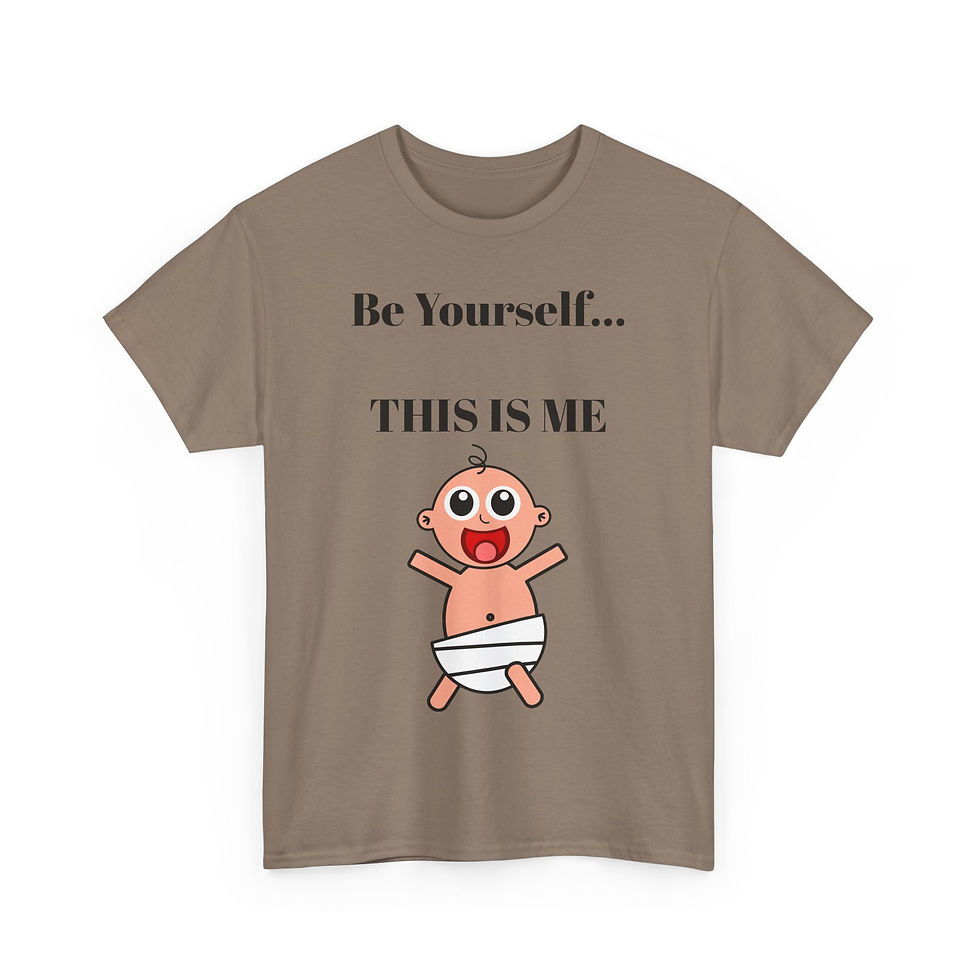 Miniatura: Be Yourself, this me. Plain back. T-Shirt, AOP Print Ships Worldwide