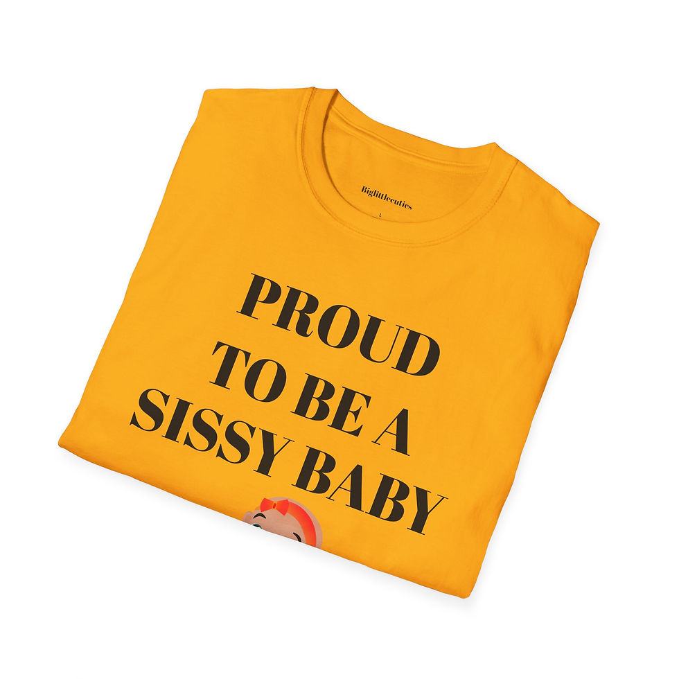Thumbnail: Sissy Baby. Plain back. T-Shirt, AOP Print Ships Worldwide