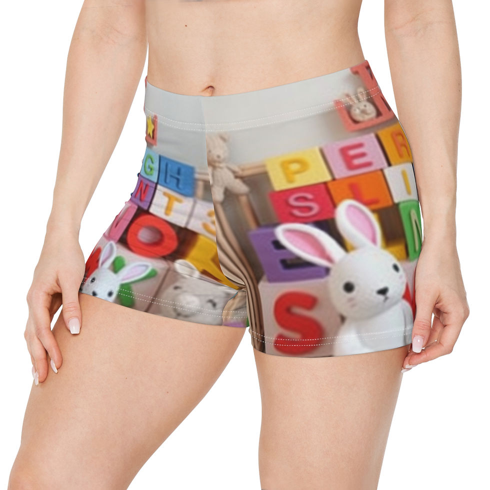 Miniatura: Nursery shorts,AOP Print Ships Worldwide