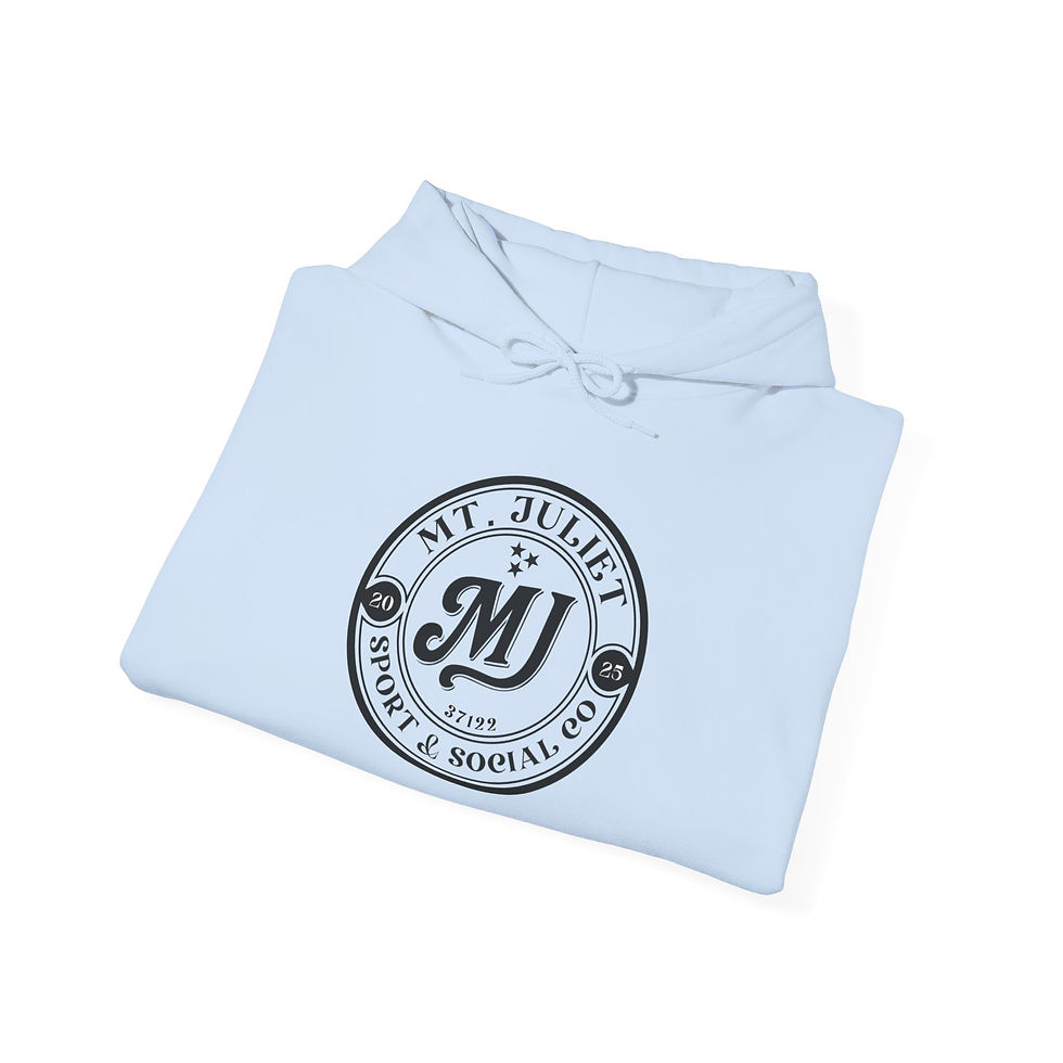 Thumbnail: Hoodie • MJ Vintage Crest Logo Pullover - Monogram Emblem Streetwear