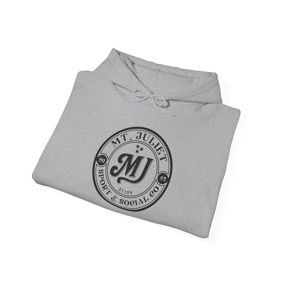 Thumbnail: Hoodie • MJ Vintage Crest Logo Pullover - Monogram Emblem Streetwear
