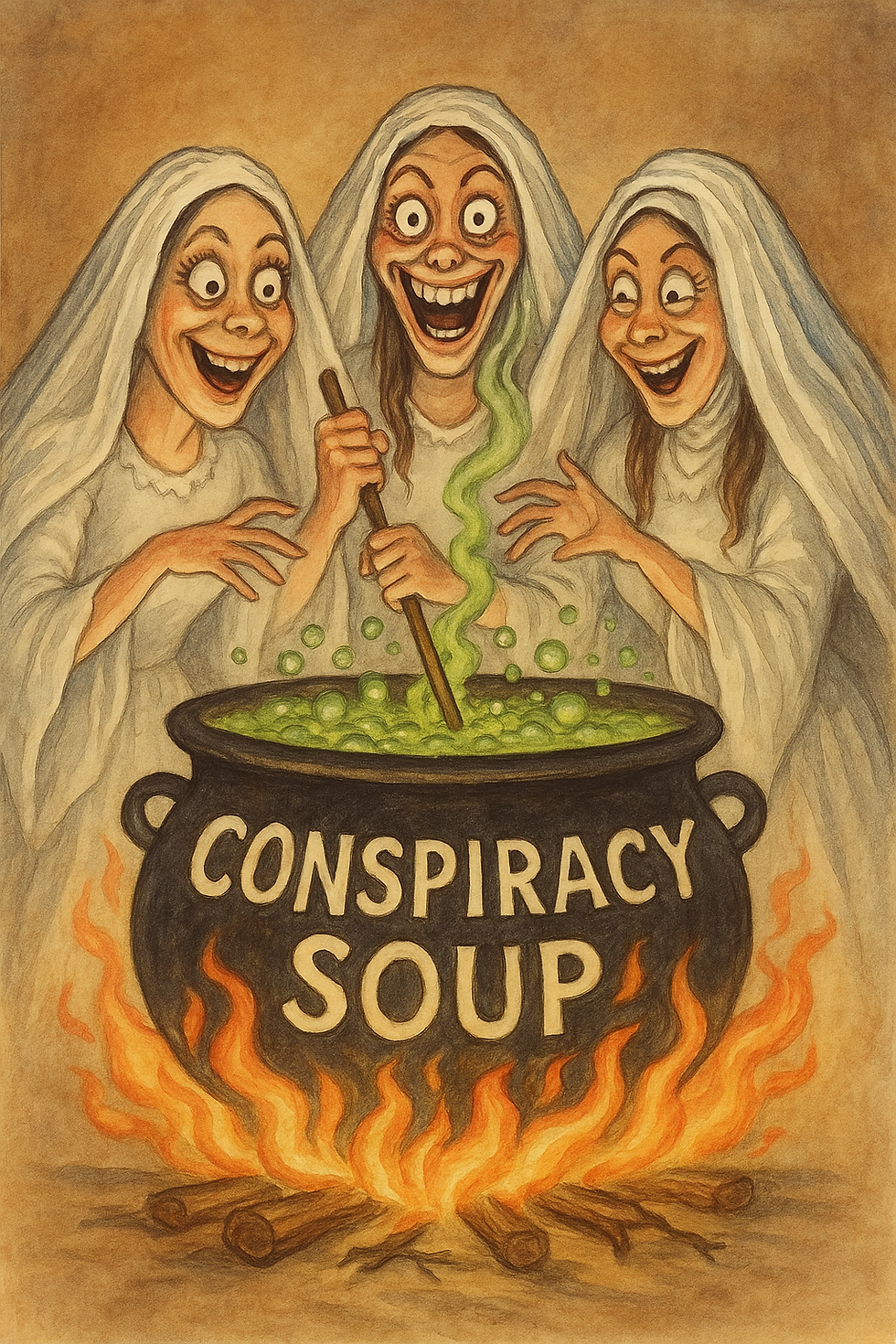 Bride of Christ Conspiracy Soup™ — now serving 1176 flavors of delusion. 🌶🔥😈