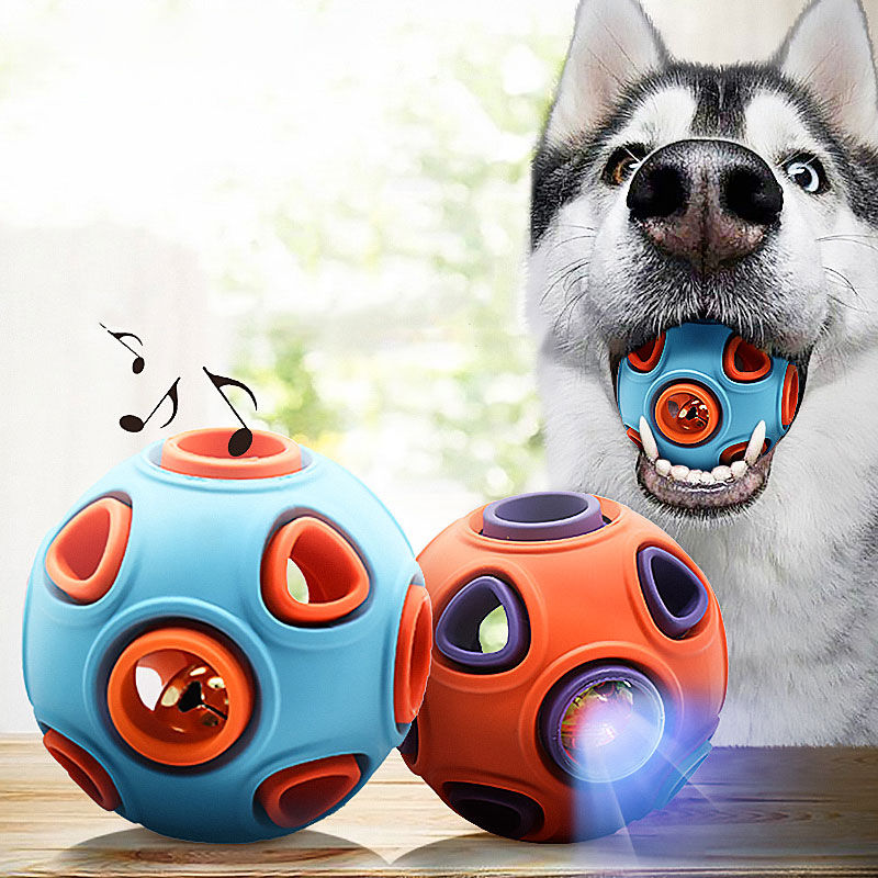 Thumbnail: Glow-in-the-Dark Dog Toy Ball for Chewing (Medium/Large)