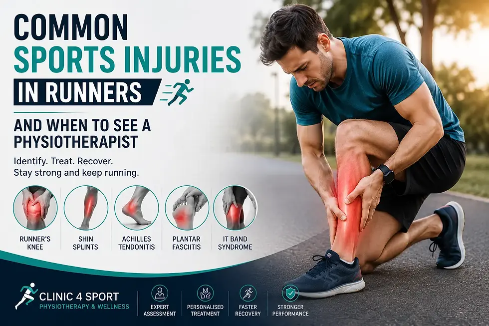 Common Sports Injuries in Runners and When to See a Physiotherapist