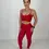Miniatura: Conjunto legging compressão com bolso + top