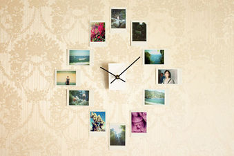 DIY Clock with photos
