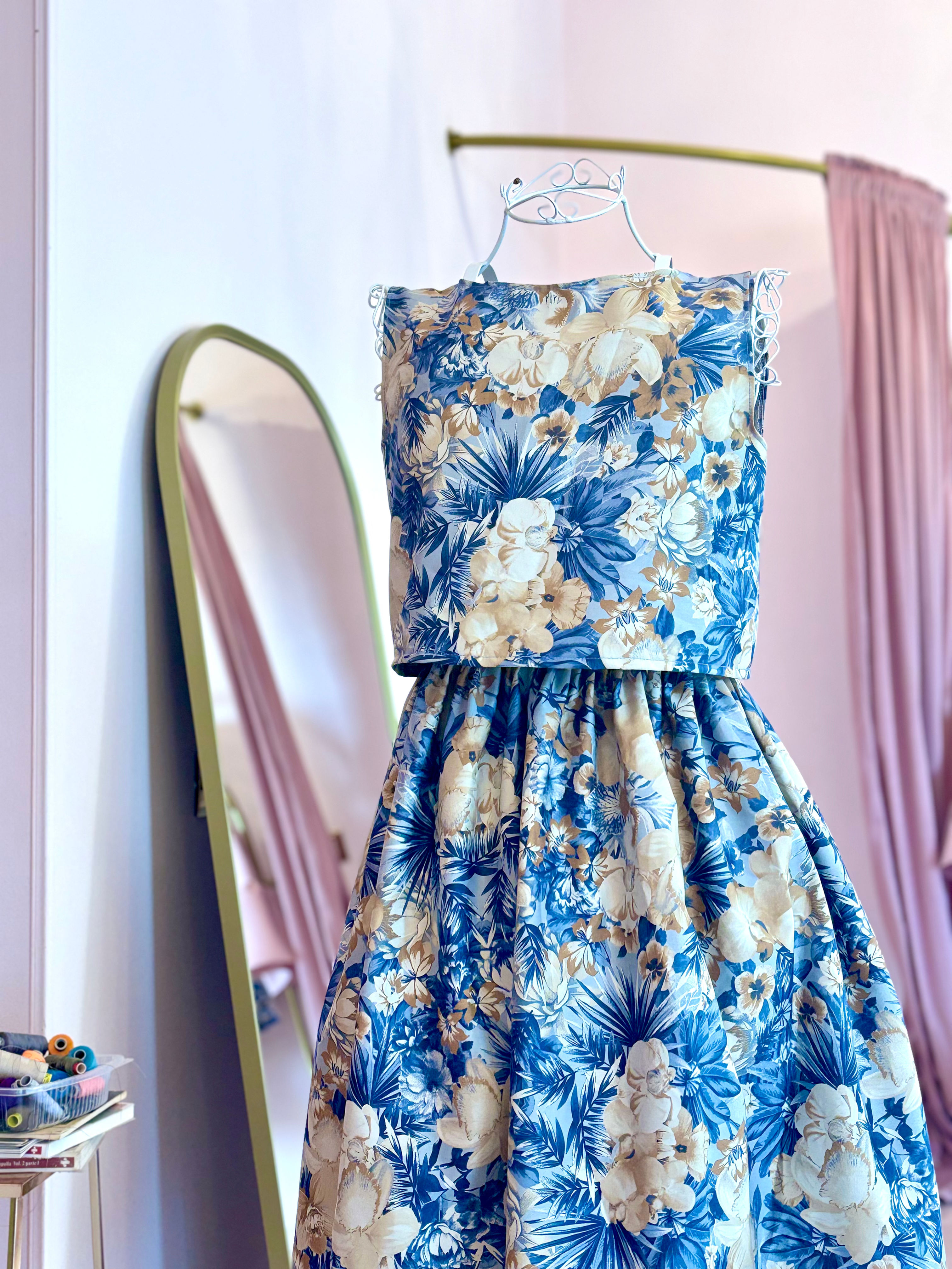 Top Blu&Champagne