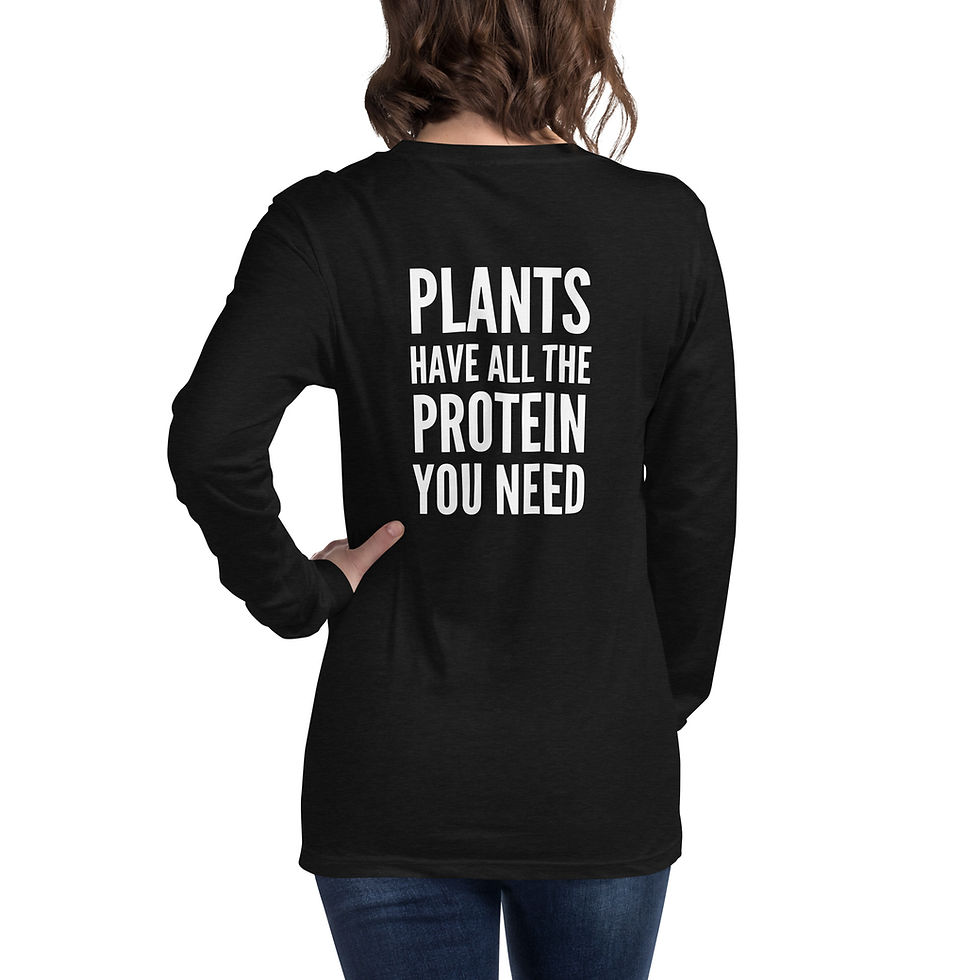 Thumbnail: Unisex Vegan Strong Long Sleeve Tee