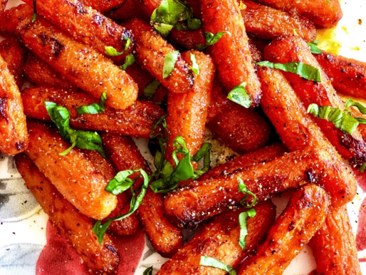 Sweet & Spicy Air Fryer Carrots