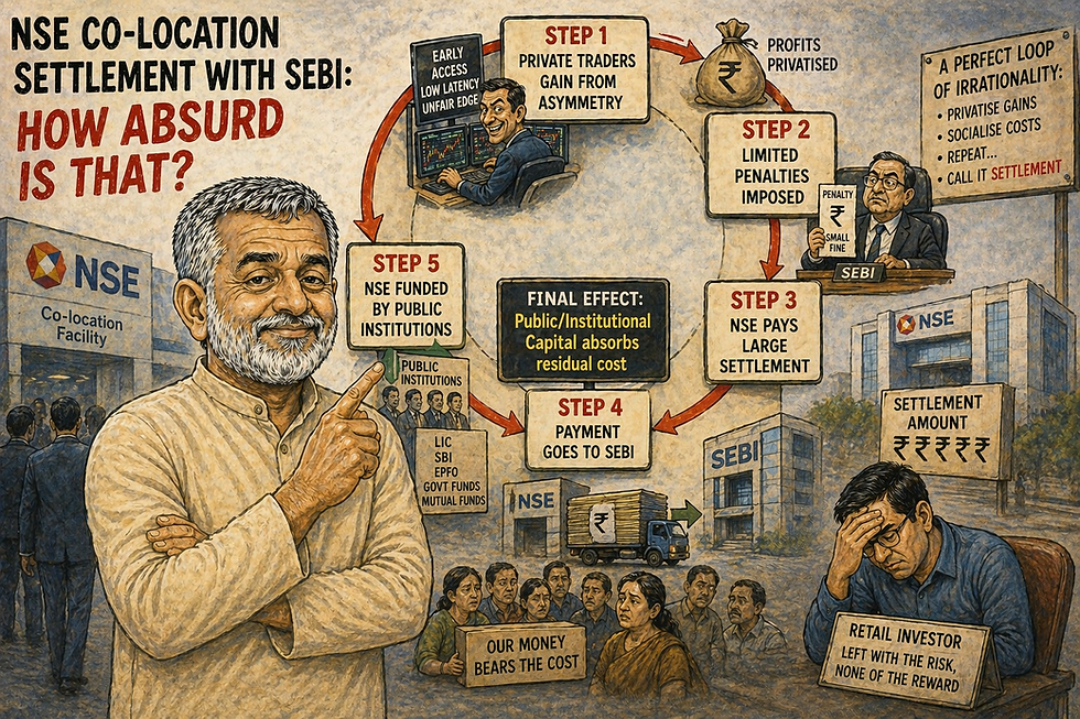 NSE Settlement and the Arithmetic of Absurdity