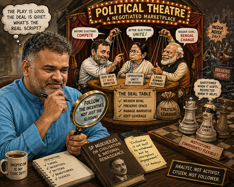 Political Theatre involving Congress and BJP