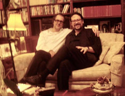 Diego Cosac e o tio, mecenas, editor, colecionador de arte e empresário Charles Cosac (Cosac Naify)