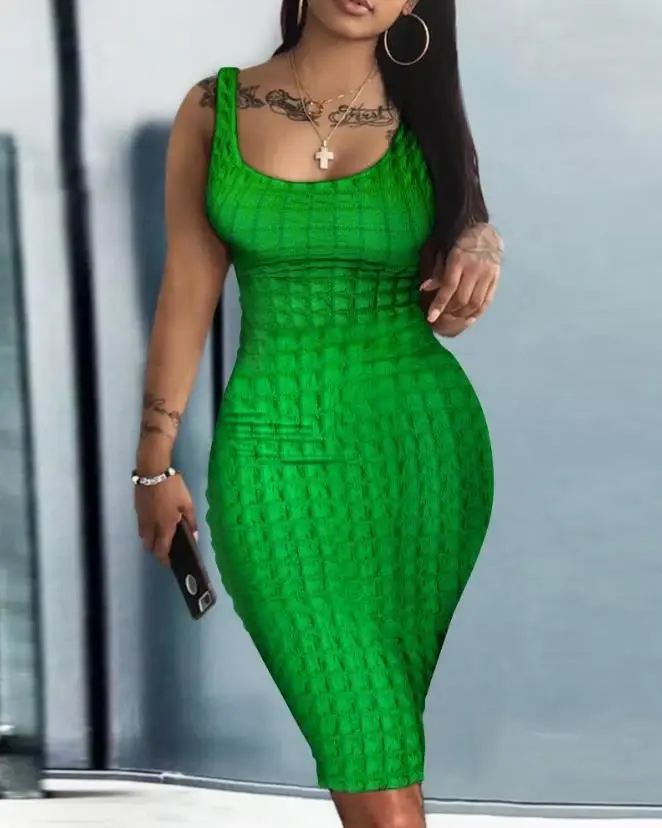 Miniatura: Textured bodycon mini dress