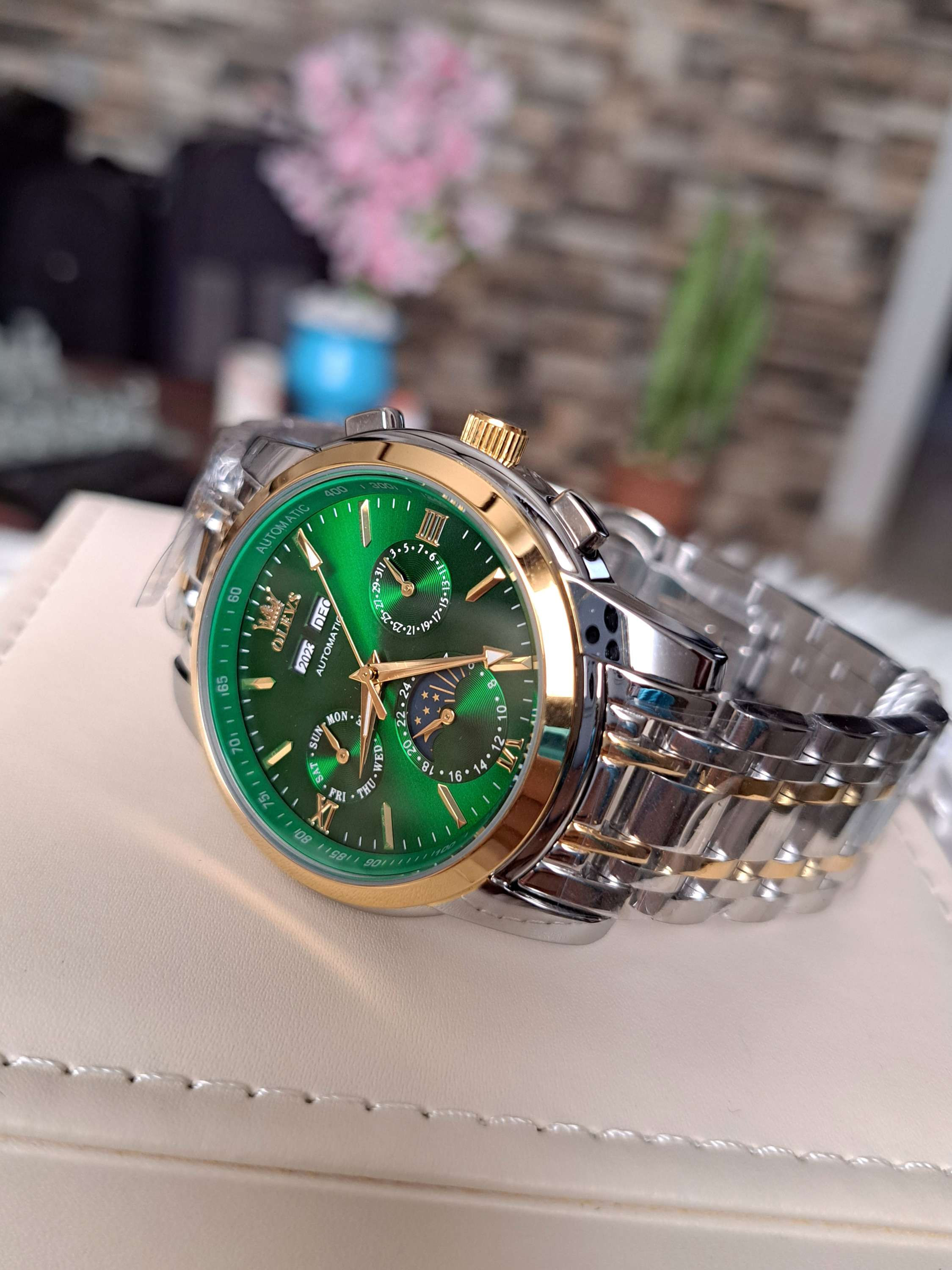 Reloj olevs automático para caballero, 42mm