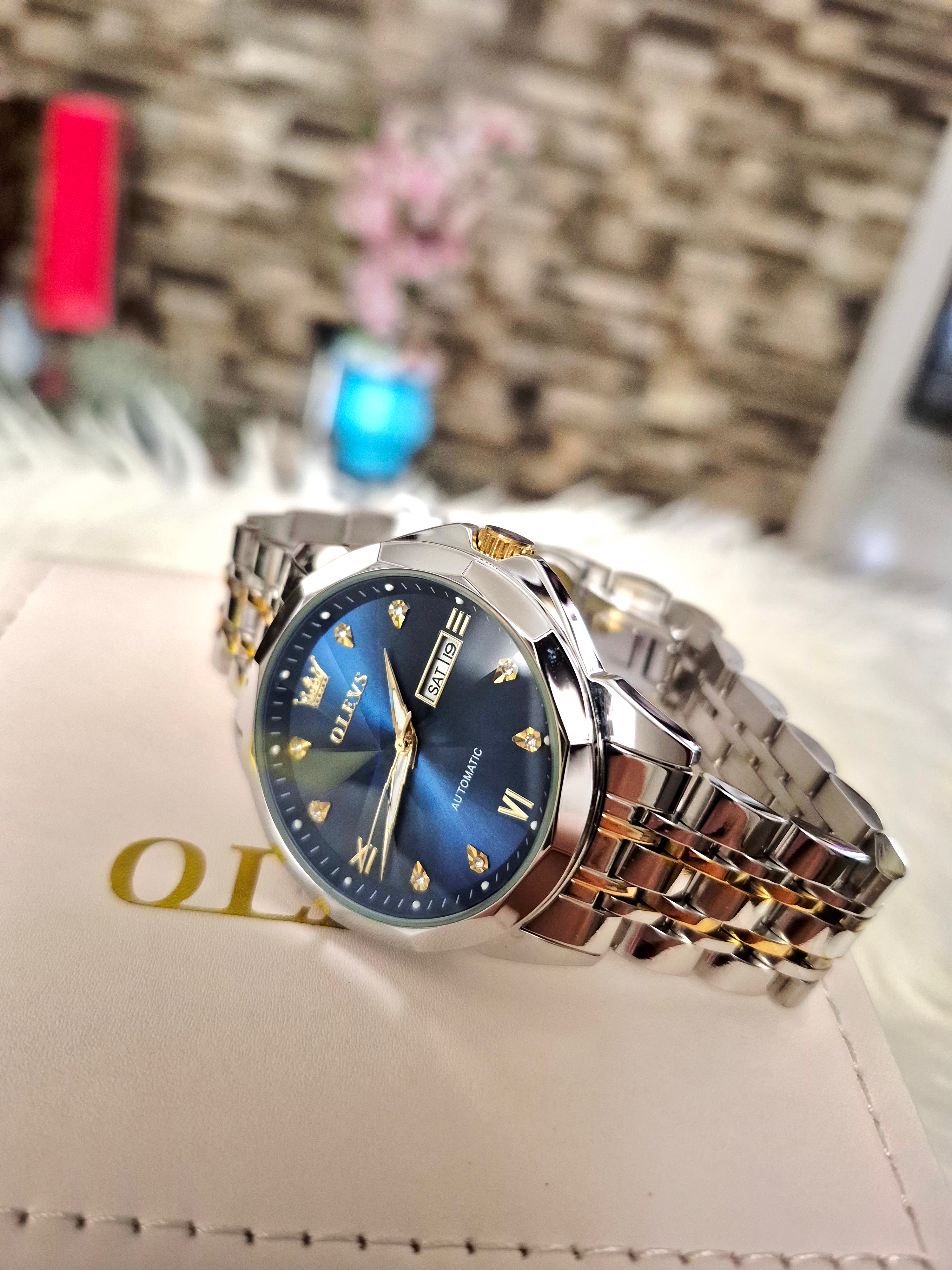 Reloj olevs automático para caballero, 42mm