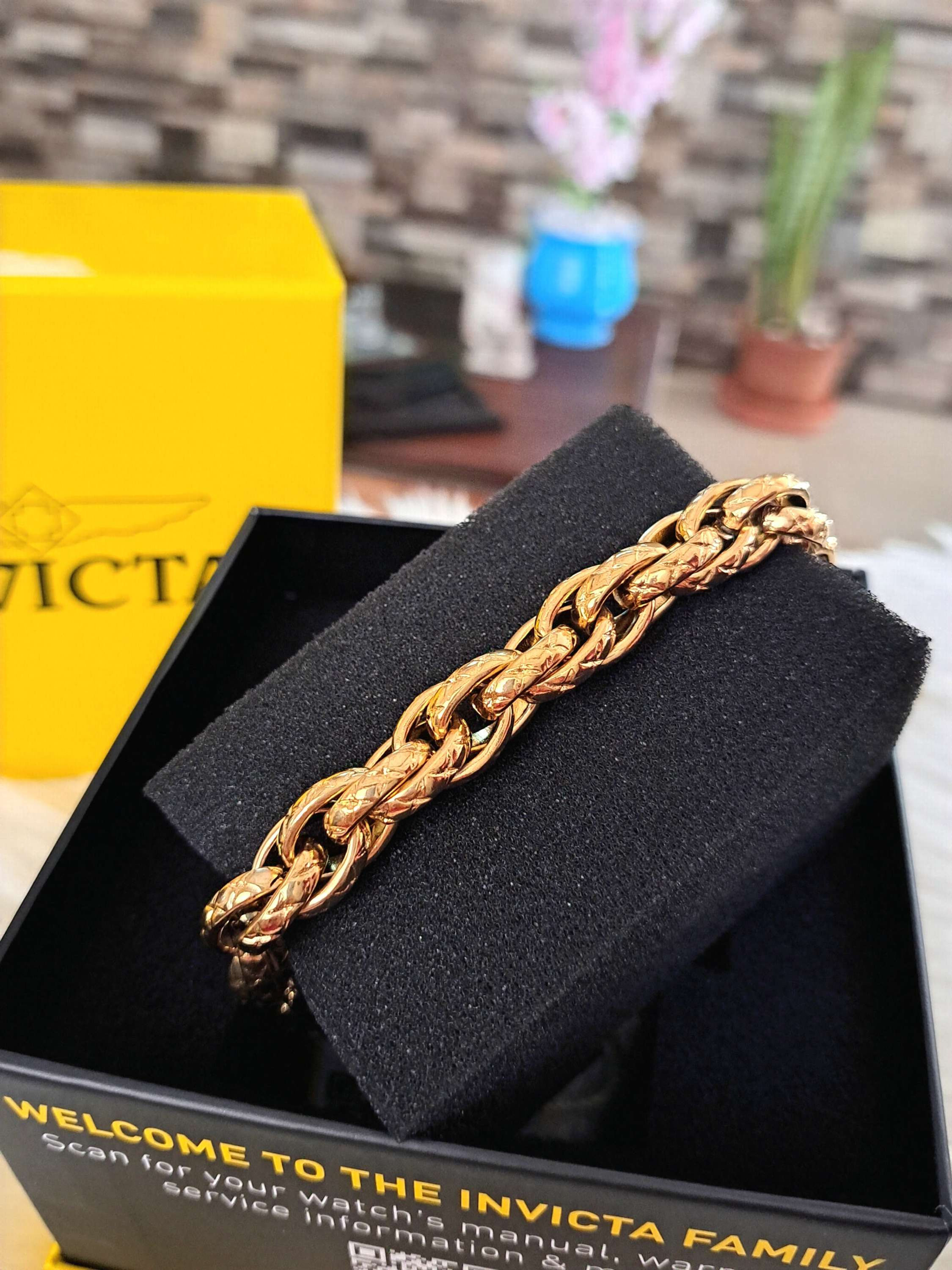 Pulsera invicta para caballero 