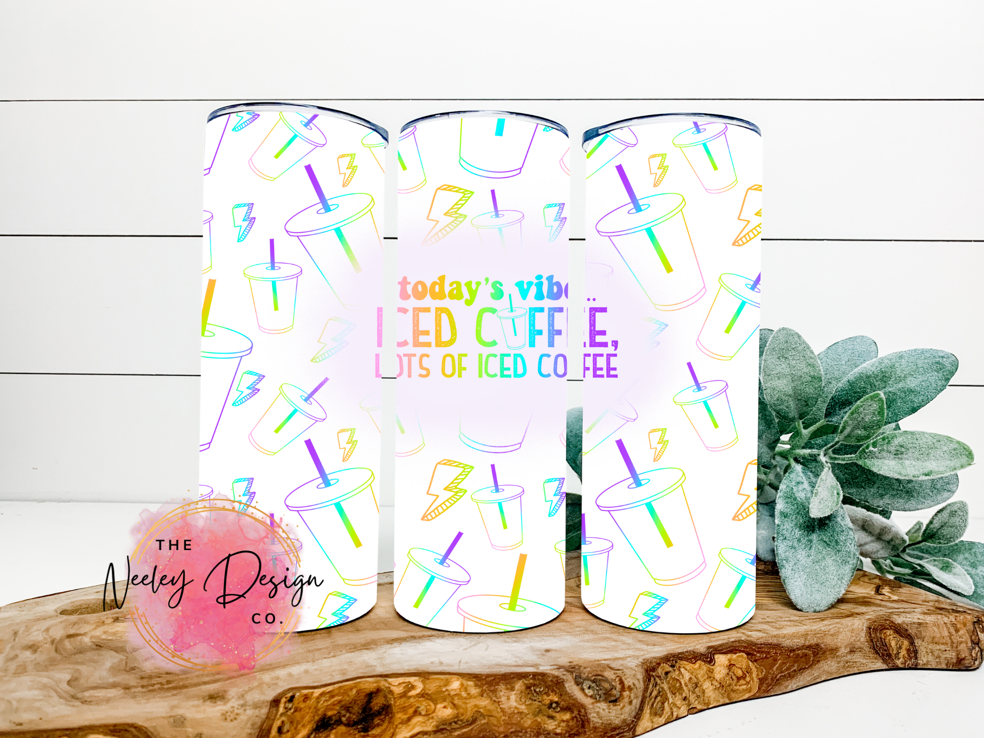 Today's Vibe Iced Coffee Stainless Steel Tumbler