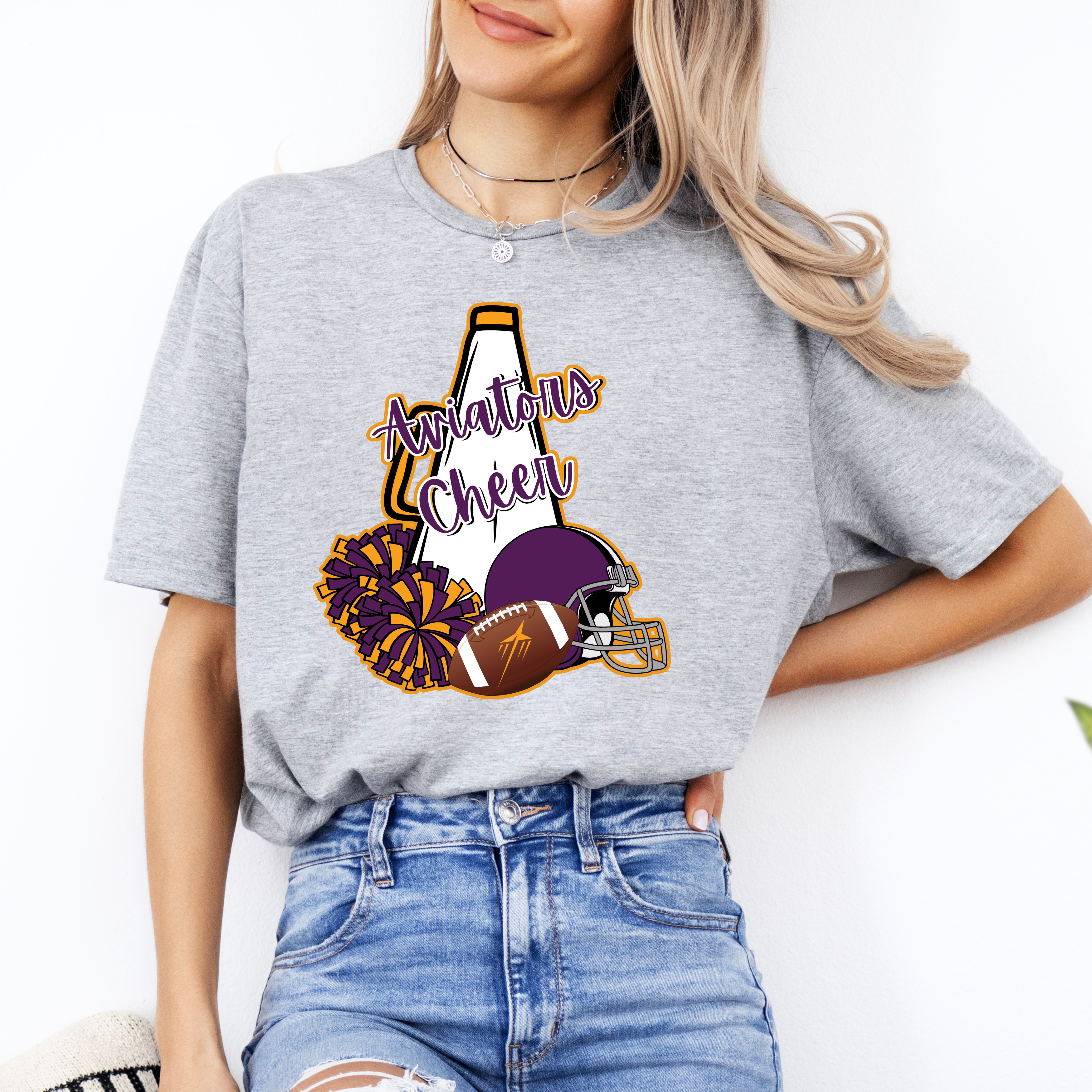 Aviators Cheer Megaphone || Gildan || Wee Aviators