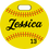 Thumbnail: Softball Bag Tag - Customizable