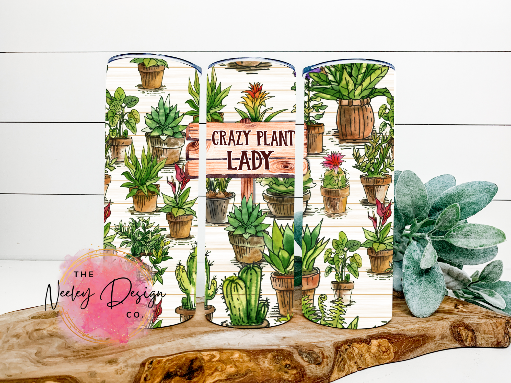 Crazy Plant Lady Stainless Steel Tumbler