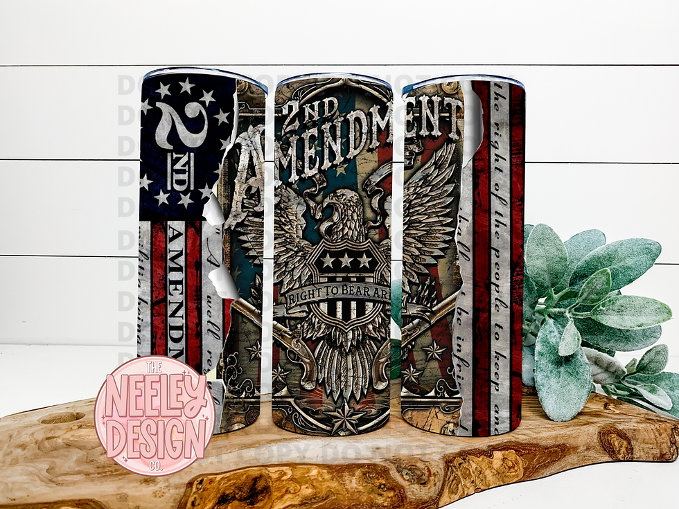 2nd Amendment Flag Tumbler