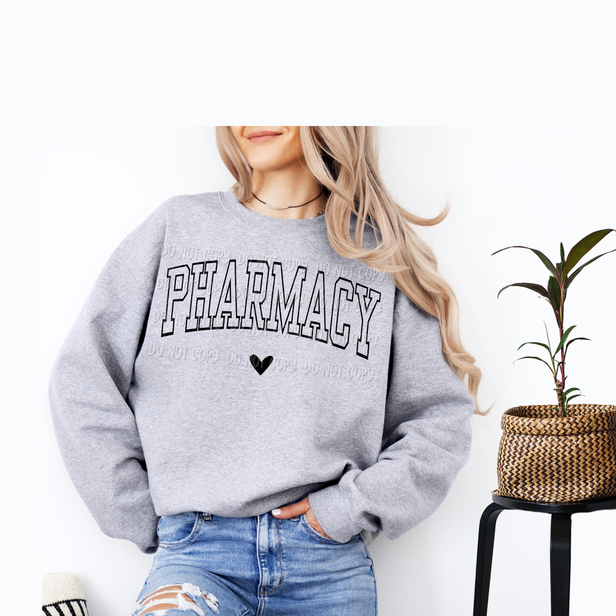 Pharmacy || Varsity Font || Heart